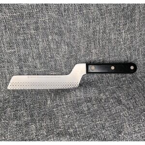 Vintage Wusthof Dreizack Solingen Germany 4800 5" Etched Offset Cheese Knife